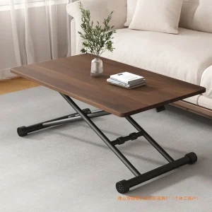 Height-adjustable and foldable coffee table, dining table, multi-functional study/office table, portable handheld table